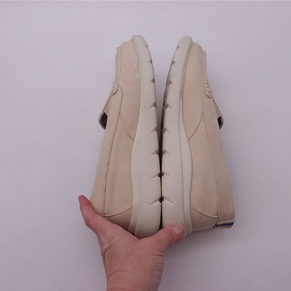 Sperry Women's Slip-On Captain's Moccassins Sneakers Ivory Size 10 Wide STS87400 - Picture 6 of 9